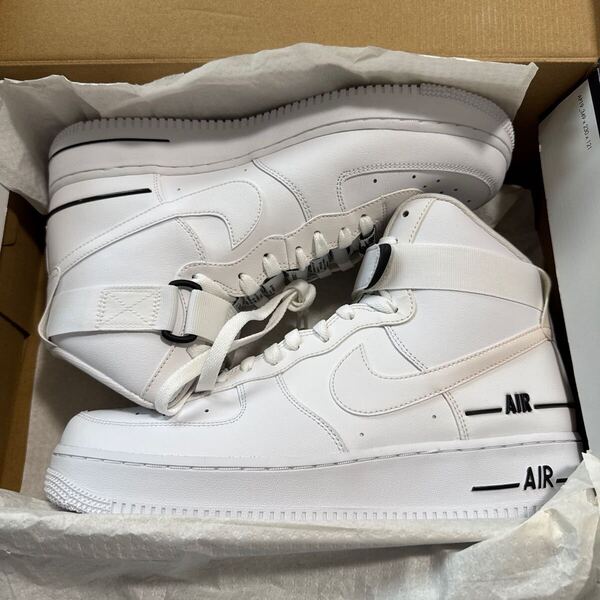 Nike Air Force 1 High 07 LV8 3 Dual Air White Black CJ1385-100 ホワイト エアフォースワン エアフォース 白 新品 未使用 レア 27㎝