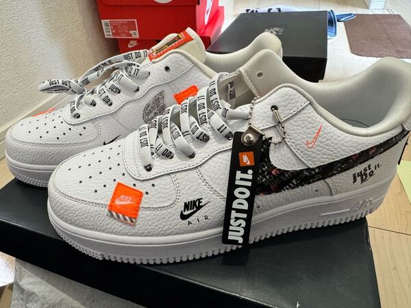 NIKE AIR FORCE1 '07 PRM JDI スニーカー ナイキ エアフォース1 AR7719 100 27㎝ 新品 未使用 ホワイト US9
