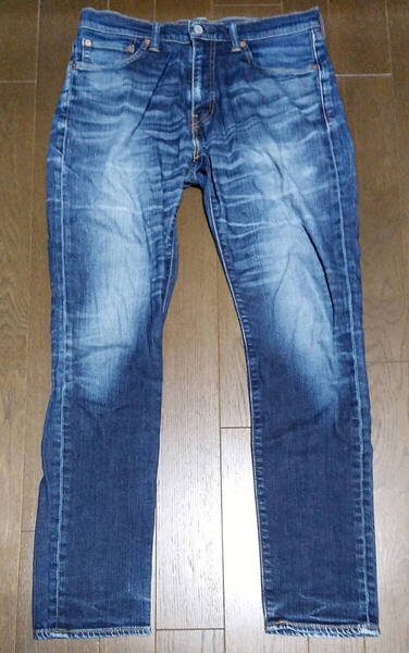 ジーンズ - Levi's 510 (W33/L32) / 古着, リーバイス, スキニーデニム, ユーズド加工, スリム, テーパード, ストレッチ, ジーパン