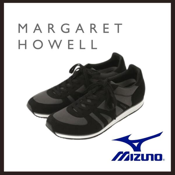 ○★新品 未使用 ミズノ×マーガレットハウエル MR1 定番ランニングシューズ ブラック 28cm(MIZUNO MARGARET HOWELL)○●