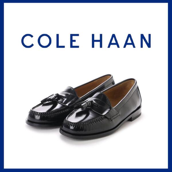 ○★新品 未使用 COLE HAAN ピンチ タッセル ローファー 定番ビジネス ブラック 27cm(コールハーン)○●