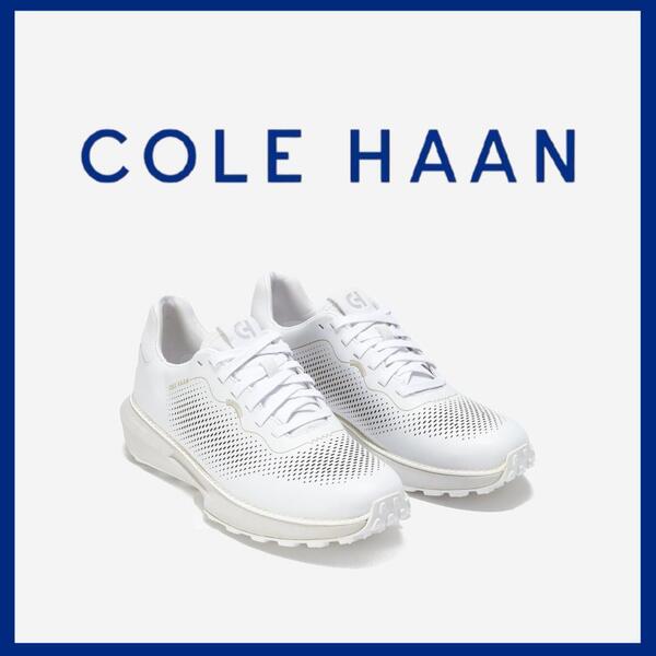 ○★新品 未使用 COLE HAAN グランドプロ レーザーパーフ スニーカー ホワイト 26.5cm(コールハーン)○●
