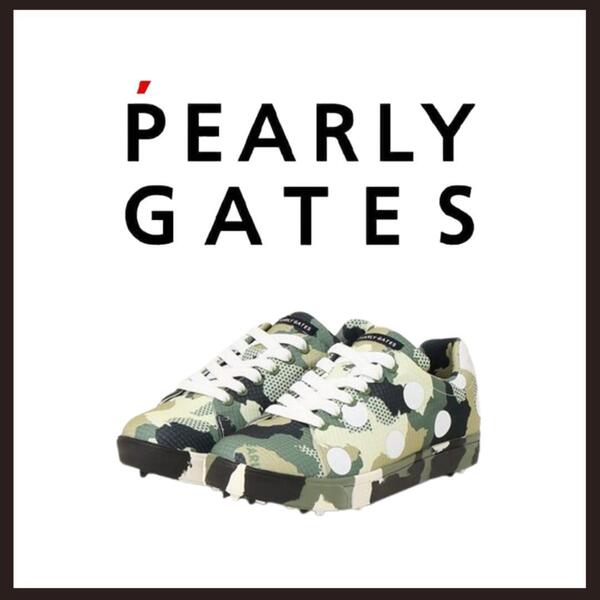 ○★新品 未使用 PEARLY GATES ローカット ゴルフシューズ ドット 23cm(パーリーゲイツ)○●