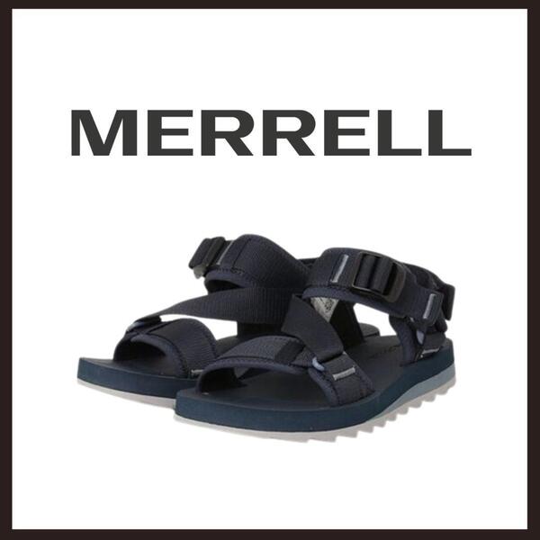 ○★新品 未使用 MERRELL アルパインストラップ 定番ベルクロサンダル ネイビー 26cm(メレル)○●