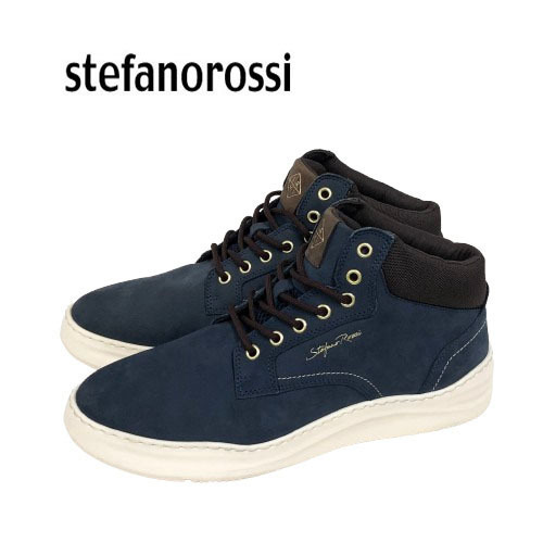 ○★訳有り 新品未使用 STEFANOROSSI (ステファノロッシ) ZENAS MID WHEAT ブルー系 27.5cm★○