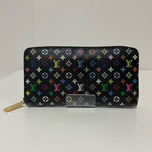 LOUIS VUITTON ルイヴィトン モノグラムマルチカラー ジッピーウォレット ラウンドファスナー 長財布 M60243 中古