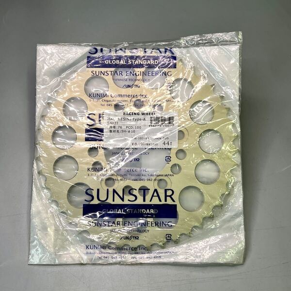 ★未使用 SUNSTAR サンスター【マルケジーニ Type-Aハブ用】ジュラルミン製 リアスプロケット 520-44T (RM-101-44)