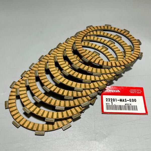 ★新品 CBR600F (PC35) CBR600RR (PC37) VFR800 (RC46) 純正 クラッチフリクションプレート 8枚セット 22201-MAS-E00