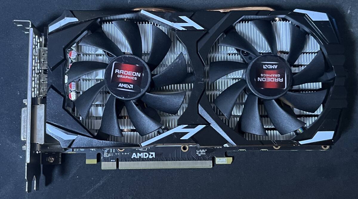 Power Color製AMD RX580 8G　中古 ノーブランド 〔中古〕Radeon RX580 8GB（中古保証1ヶ月間
