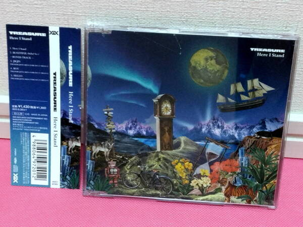 K-POP♪ TREASURE トレジャー「Here I Stand」日本盤CD ディスク傷無し!
