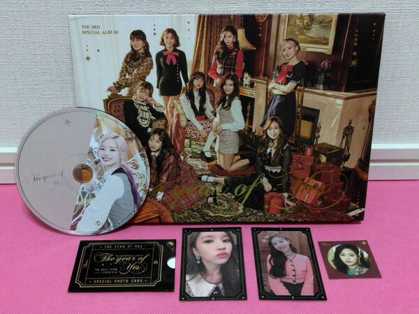 K-POP♪ TWICE 3rd Special Album「The year of Yes」A Ver. 韓国盤CD+特典(ダヒョン、ツウィ、ナヨン、ミナ)廃盤!美品!