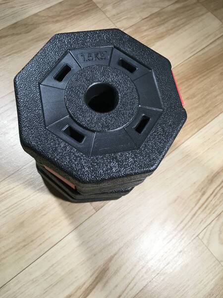 可変式ダンベルのプレート1・5kg4枚