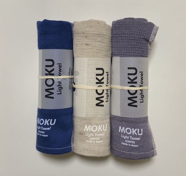 MOKU ライトタオル M サイズ フェイスタオル 今治 コンテックス ネイビー アーモンド パープル