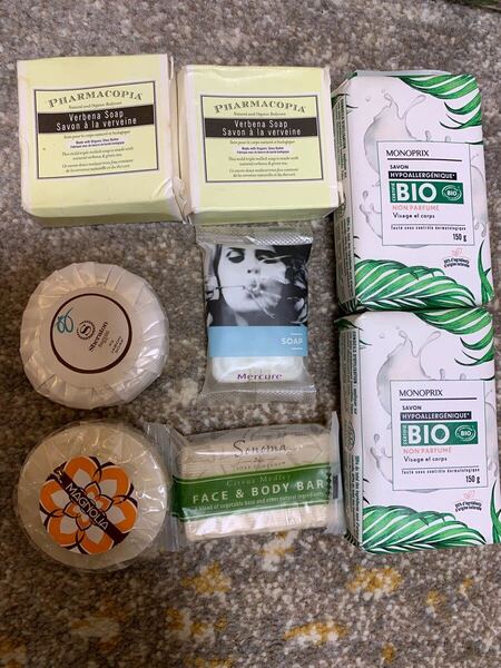 石鹸セット 石鹸 BIO 無香料石鹸 monoprix 150g 2個セット おまけつき