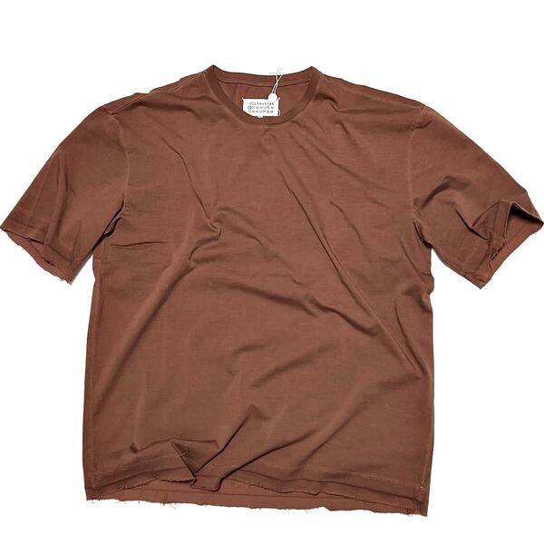 M 新品 メゾンマルジェラ オーバーサイズ 4ステッチ ダメージ 加工 Tシャツ 再構築 TEE デストロイ MaisonMargiela メンズ ヴィンテージ