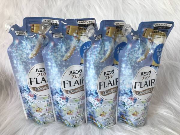 新品 匿名発送 送料無料 未開封 花王 フレアフレグランスミストフラワー&ハーモニー 除菌 ウイルス除去 静電気防止効果 詰替240ml4点