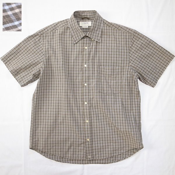 J.Crew Check Shirt Short Sleeve jcrew ジェイクルー shirt shirts シャツ check チェック 半袖 ショートスリーブ 半袖シャツ ボタン a