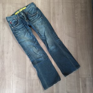 送料無料*中古【Sweet Camel スイートキャメル】vintage風ダメージ加工 ブーツカット W72