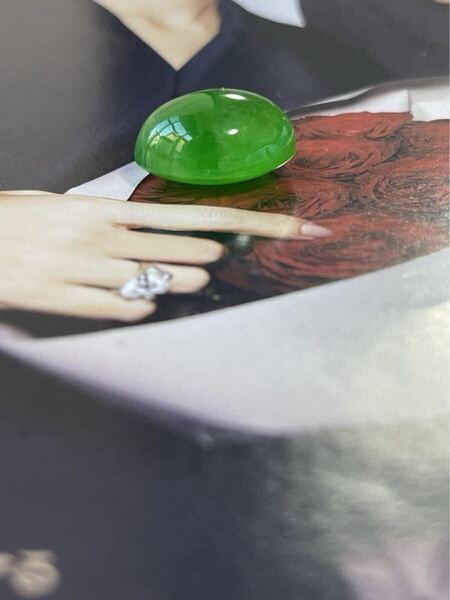 天然翡翠裸石 アイスジェイダイト カボションルース 高級jewelry ジュエリーオーダーメイド用 重さ20.0ct MIRE1096