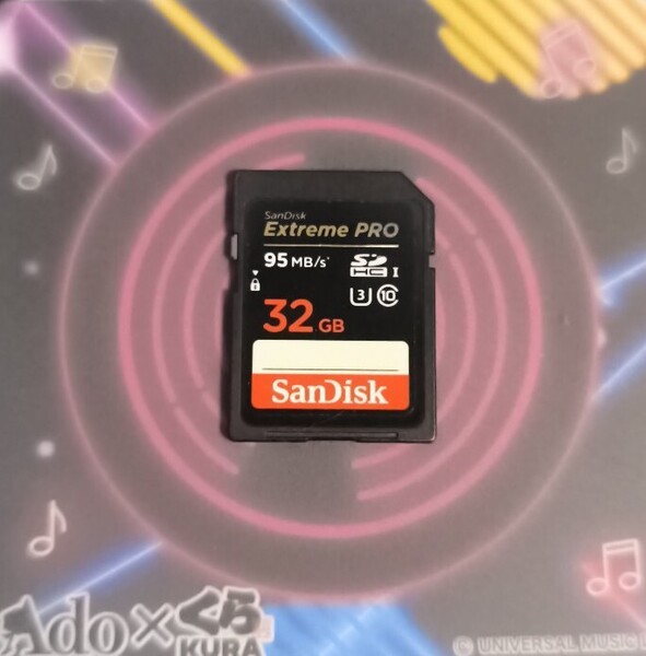 SanDisk SDカード 32GB BLACK