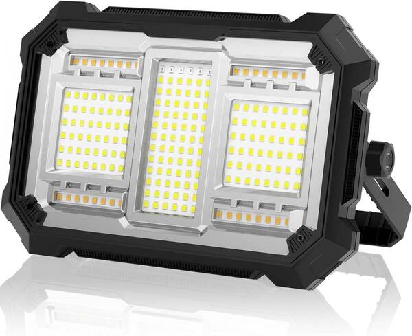 投光器 充電式 led 作業灯【35,000lm超高輝度・16時間連続点灯】400W 屋外 防水 無段階調光 PSE認証済み