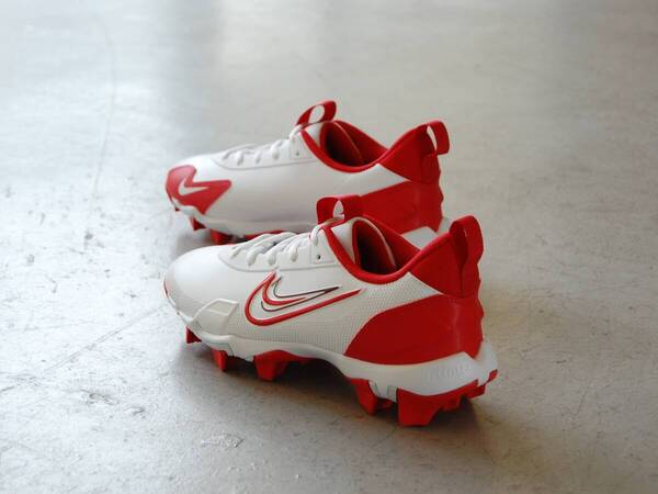 force trout 9 keystone bg★US5.5★検索用,フォース,トラウト,ホワイト,白,レッド,赤,野球,スパイク,少年,ジュニア,アメリカ,海外,限定