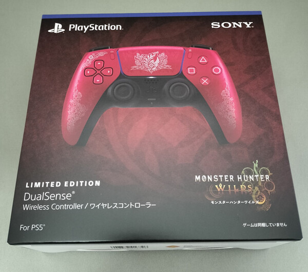 【送料無料】PS5 コントローラー デュアルセンス dualsense 新品未使用 限定版 モンスターハンターワイルズ モンハンワイルズ