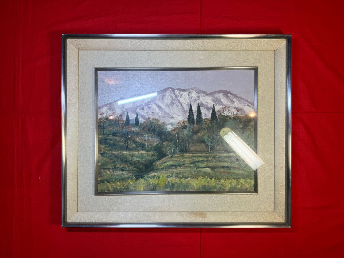 油彩画 大森風景 昭和11年盛夏 （大森裕子 夕方の湘南の海