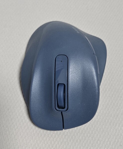 エレコム マウス ワイヤレスマウス EX-G 無線2.4GHz XLサイズ 5ボタン ブルー M-XGXL30DBSKBU(動作確認済)