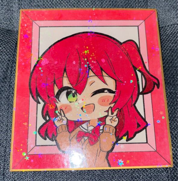 ぼっち・ざ、ろっく! 喜多郁代 手描きイラスト 色紙 同人 イラスト 原画