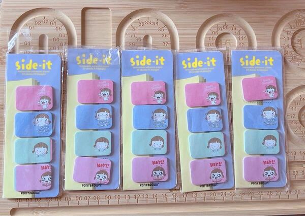 韓国文具 PonyBrownの付箋5個セット 付箋 可愛い メモ帳 グッズ メモ