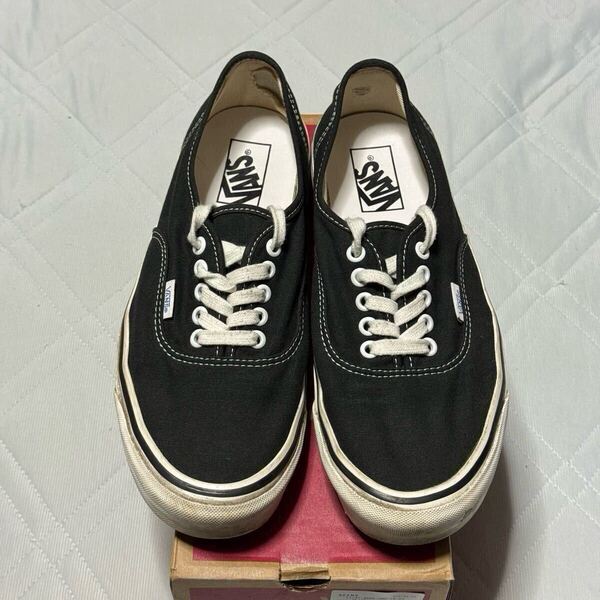 VANS AUTHENTIC 44 DX ブラック 27cm US9 ANAHEIM FACTORY アナハイムファクトリー ヴァンズ オーセンティック 黒 スニーカー 中古