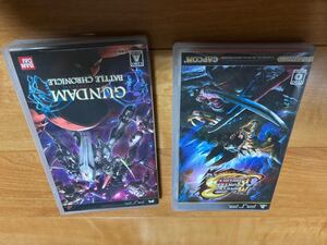 PSP ゲームソフト モンスターハンターサード ガンダム セット 作動確認済み ソフト