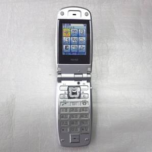 レトロ ガラケー Tu-Ka ツーカー 携帯電話展示サンプル TK41シルバー モックアップ