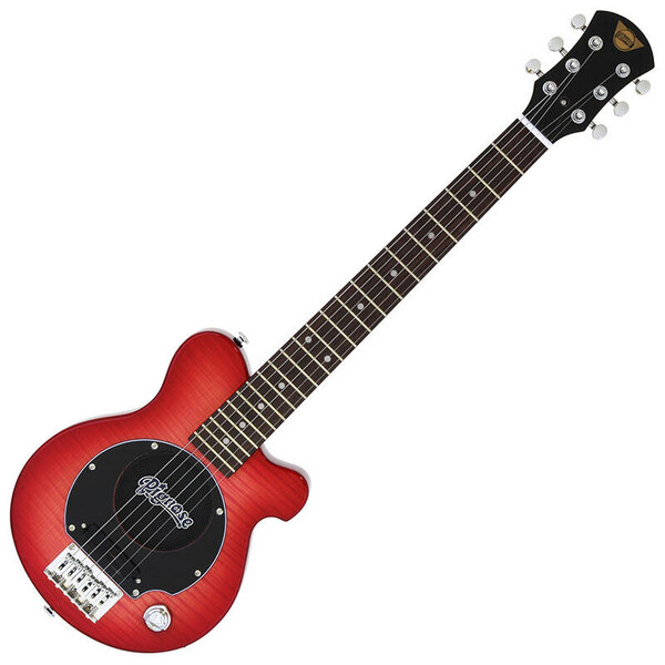Pignose ピグノーズ アンプ内蔵 ミニエレキギター PGG-200FM SR(See-through Red) シースルーレッド フレイムトップ仕様