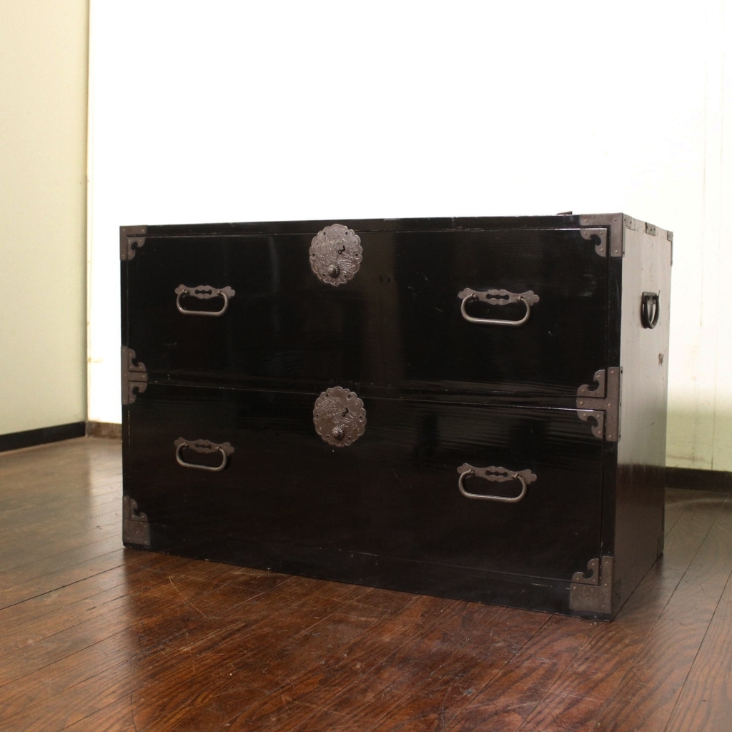 打ち出し金具 時代庄内箪笥 時代箪笥 時代家具 古家具 古タンス