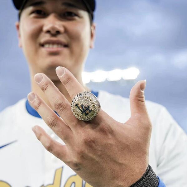 即日発送 新品未使用 2024 ドジャース チャンピオンリング ゴールド レプリカ #17 大谷翔平 漢字バージョン 指輪 MLB