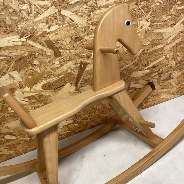 ゴイター 木馬 木のおもちゃ ロッキングホース レトロ ドイツ 子ども家具メーカー(I 64)