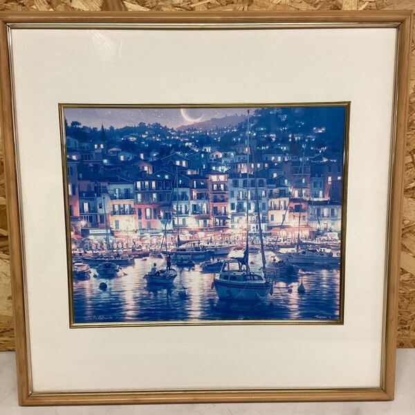 teppei.s 笹倉鉄平 1993 額縁付き ポスター画 風景画 (I 72)