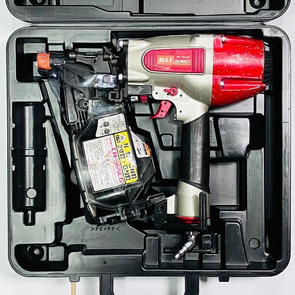 動作良好 送料無料 MAX マックス 常圧50mm 釘打ち機 コイルネイラ CN-565CG N50対応