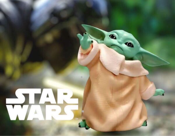 【新品未使用】【送料込】スターウォーズ、ベビーヨーダ×1 マンダロリアン フィギュア