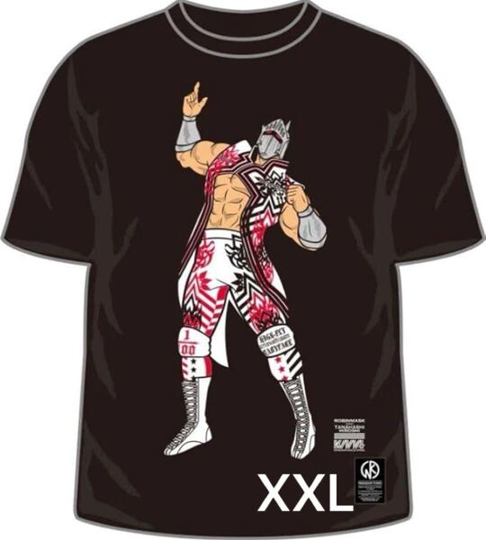 棚橋弘至 キン肉マン Tシャツ ロビンマスク 新日本プロレス 社長 漫画 アニメ ゆでたまご 週刊少年ジャンプ 中邑真輔 武藤敬司 真壁刀義