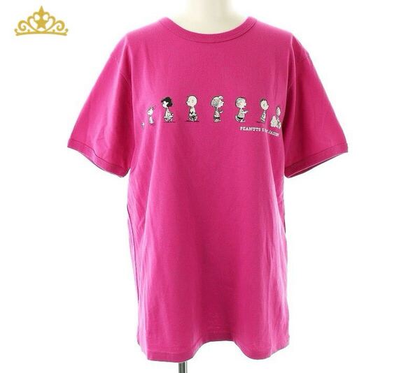 MARC JACOBS × PEANUTS プリント Tシャツ マークジェイコブス スヌーピー コラボ レディース カットソー 半袖