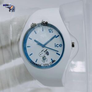 ice watch PEANUTS スヌーピー コラボ アイスウォッチ ラバー 腕時計 ホワイト ウォッチ クオーツ