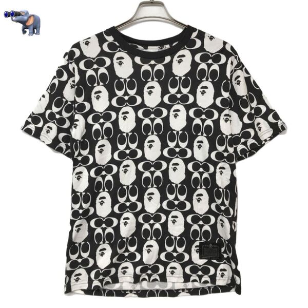 COACH × BAPE BY A BATHING APE グラフィック Tシャツ コーチ ベイプバイアベイシングエイプ コラボ メンズ 半袖