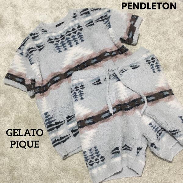 【 GELATO PIQUE 】PENDLETON 半袖 ルームウェア ジェラートピケ ペンドルトン