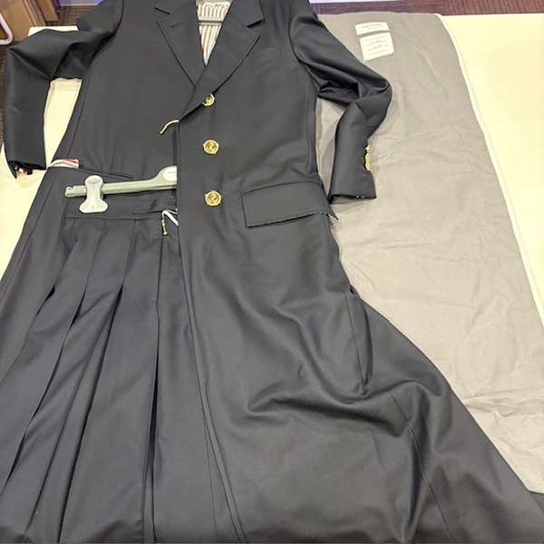 トムブラウン THOM BROWNE コート&スカート 2点セット 222H63 41DMB0 FOC320A 00626415 36