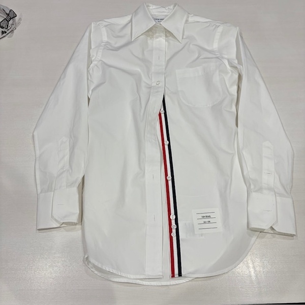 トムブラウン THOM BROWNE コットン レディース Yシャツ FLL005E F0313 100 38