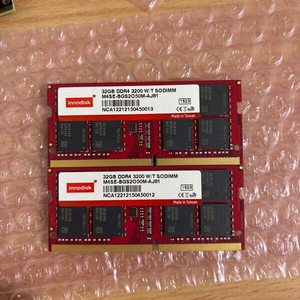 innodisk メモリー DDR4 3200 64GB( 32GB×2枚)