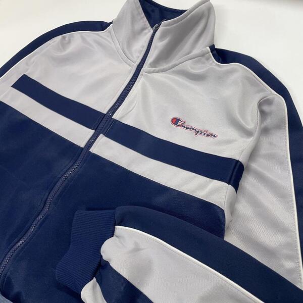 Champion トラックジャケット ジャージ上 ネイビー メンズM